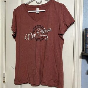 Perfect Tri District size XLARGE dusty coral t-shirt. LIKE NEW